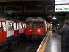 London 'Tube' at Baker Street - Copy London 'Tube' train arrives at Baker Street