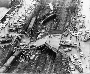 Granville rail disaster aerial view 2 Granville Rail Disaster 18 January 1977