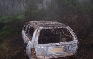 Matthew Digby Burnt Out Car Matthew Digby's burnt out car