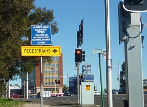 Ryde No Access Signage No Access across Devlin Street Ryde
