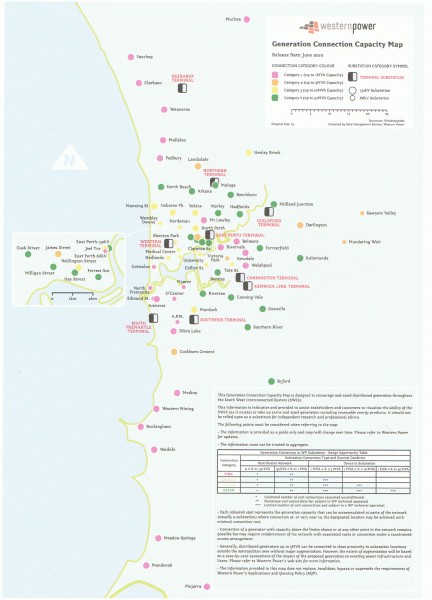 Westernpower Generation Capacity Map Westernpower Generation Capacity Map