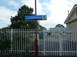 Williamstown Railway Station Signage Williamstown Railway Station Signage