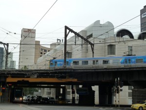 Overhead Railway Line To Flinders Street Station Overhead Railway Line To Flinders Street Station